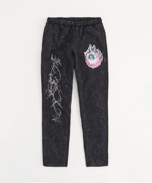 Reason Clothing Recommended Mishka Hand Eye Washed Sweatpants - Black