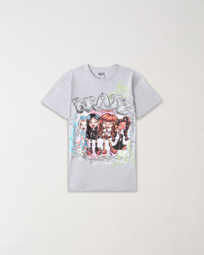 Reason Clothing Classic Bratz Graphic Tee - Charcoal