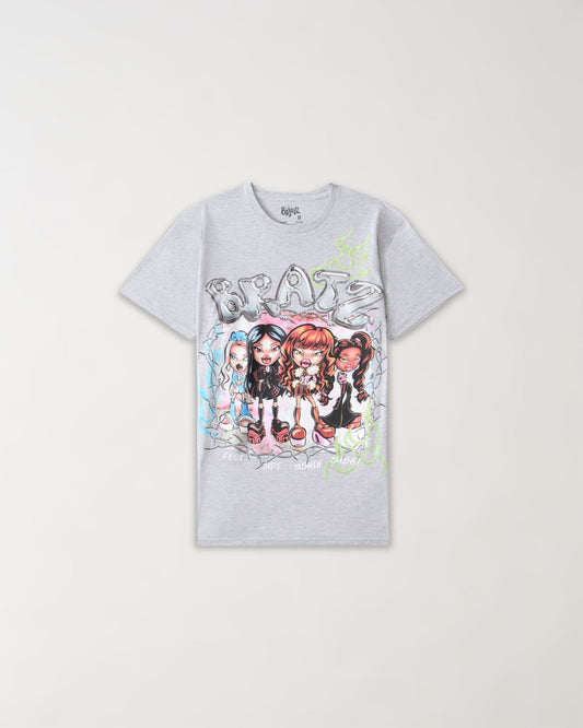 Reason Clothing Classic Bratz Graphic Tee - Charcoal