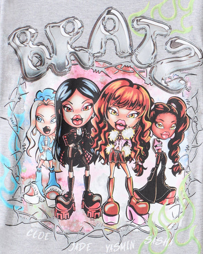 Reason Clothing Classic Bratz Graphic Tee - Charcoal