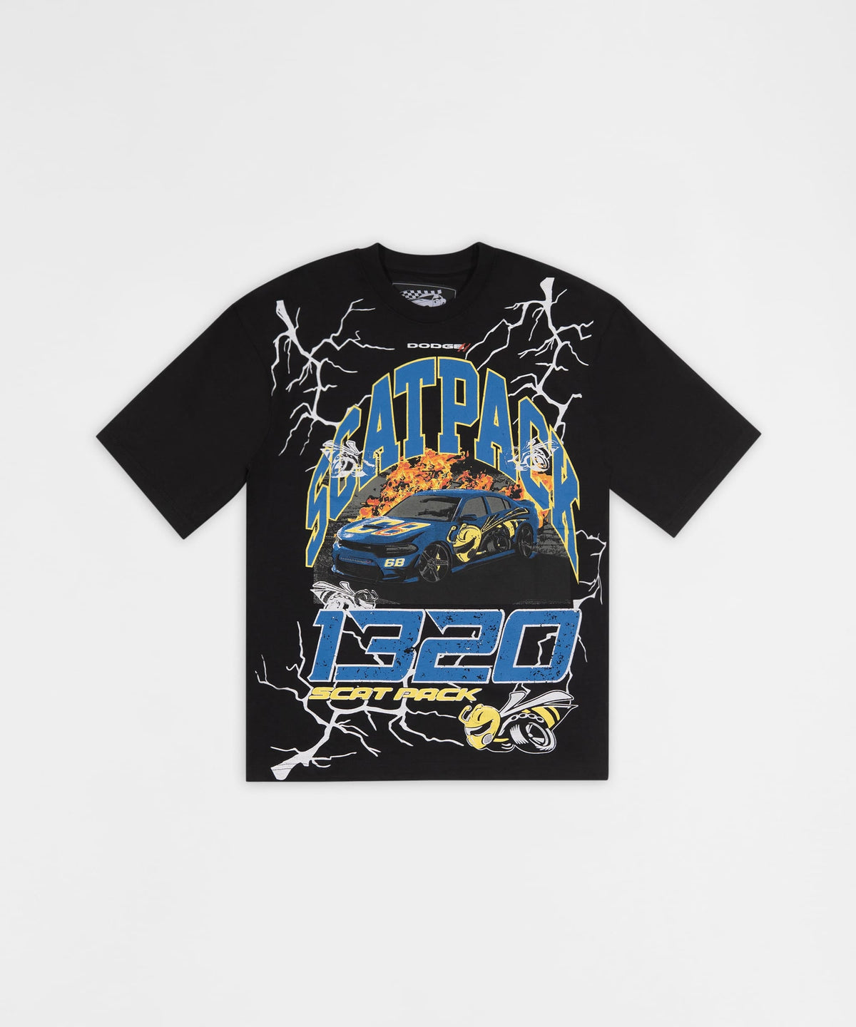 Reason Clothing Value Dodge Scatpack Tee - Black