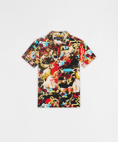 Reason Clothing Classic Plus Size King Of Kings Button Down Shirt