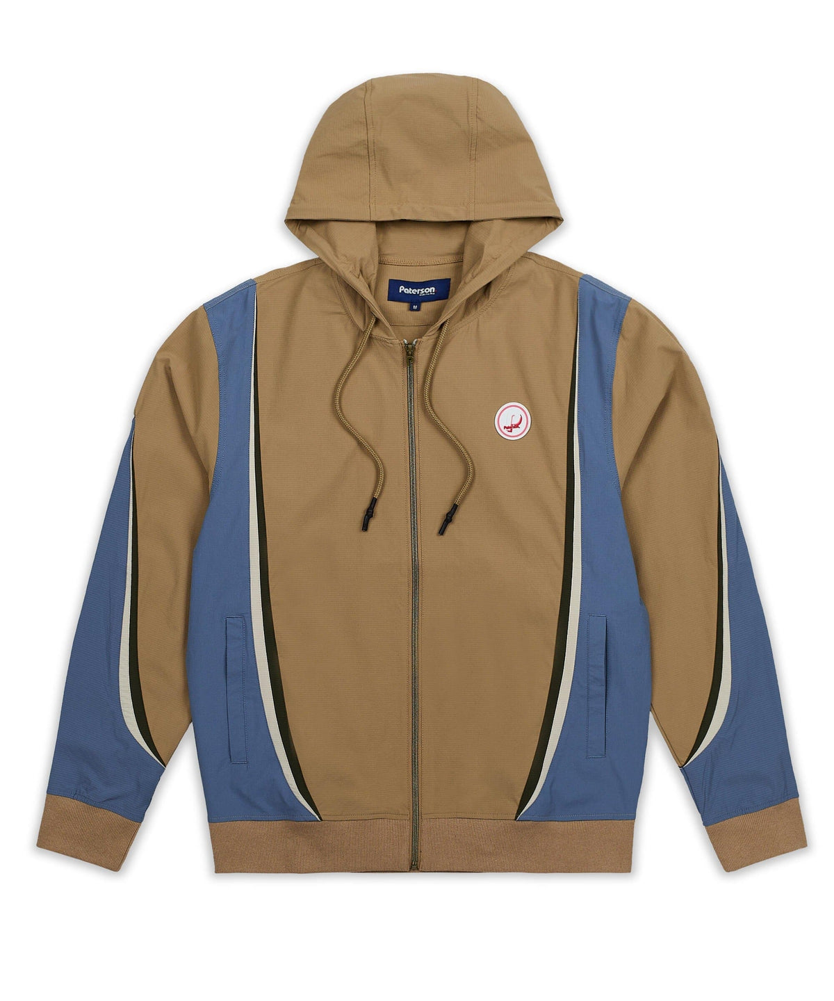 Reason Clothing New Tiebreaker ZIP Up Hoodie - Khaki