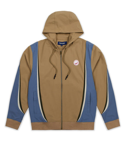 Reason Clothing New Tiebreaker ZIP Up Hoodie - Khaki