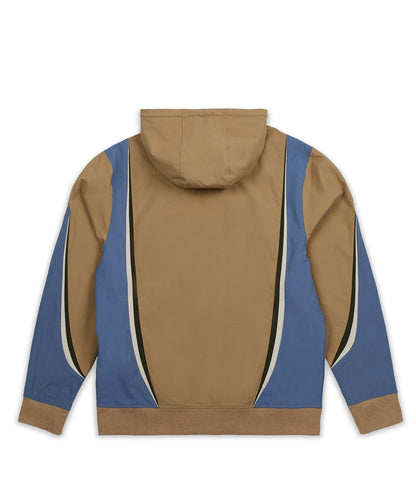 Reason Clothing New Tiebreaker ZIP Up Hoodie - Khaki